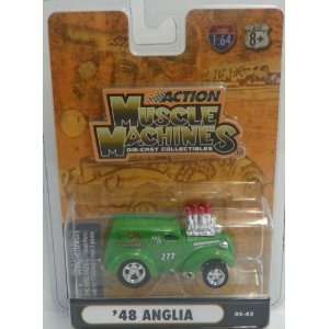  Muscle Machines 1/64 Scale Diecast 1948 Anglia in Color 