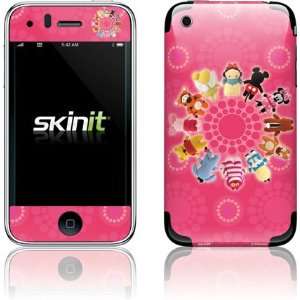  Pook a Looz Pink Polka Dot Circle skin for Apple iPhone 3G 