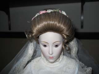 Franklin Mint Victorian Bride 22 Doll 1987 Edition  