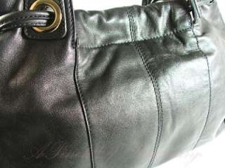 Michael Kors Greenport Leather Large Tote Bag Purse Black  