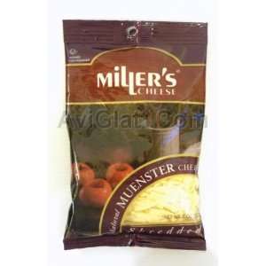Millers Natural Shredded Muenster Cheese 8 oz