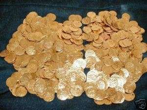 100 GoldBelly Dance Hip Scarf Coins Bellydance..SALE  
