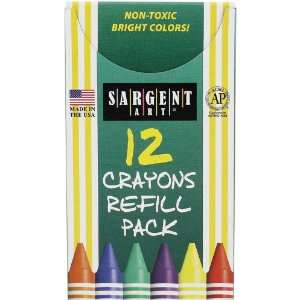  Sargent Art 22 0811 12 Count Tuck Box Standard Size Crayon 