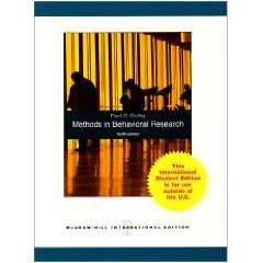 Methods in Behavioral Research by cozby 10th edition 9780073370224 