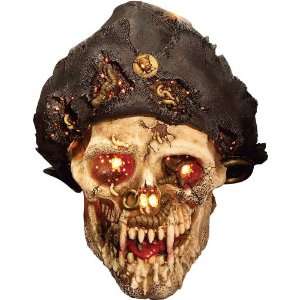  Rubies Costume Pirate Skull with Fiber Optic Lights