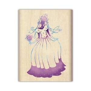  Here Comes the Bride Wood Mounted Rubber Stamp: Arts 