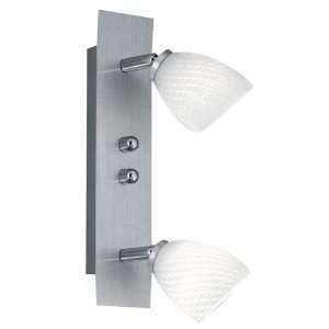  Eglo Lighting 88355A Terry 1 Bathroom Lights in Brushed 