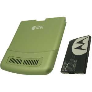  Motorola OEM Q9c ALLTEL GREEN DOOR + BT 60 BATTERY Cell 