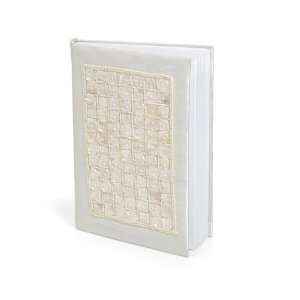  Satin and Mother of Pearl Cream Journal Square Pattern 