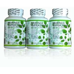 com Moringa Super Herb All Natural 100% Moringa Oliefera 120 Capsules 