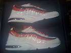 New NIKE WOMENS AIR MAX 97WM Size 7 WHITE RED SPARKLE
