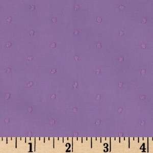  56 Wide Cotton Lawn Swiss Dot Lavender Fabric By The 