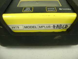 LUMIDOR MICROMAX PLUS MPLUS 4 ABCD GAS DETECTOR MONITOR  