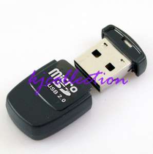 Micro SD SDHC TF Mini USB Card Reader Adapter BLACK A2  