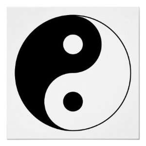  Yin Yang Symbol Posters: Home & Kitchen