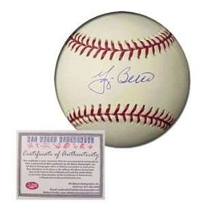  Yogi Berra New York Yankees Hand Signed Rawlings MLB 
