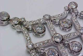 HOLLYWOOD GLAMOUR Signity CZ CHANDELIER Necklace 22 25  