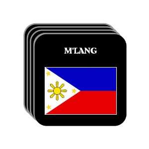  Philippines   MLANG Set of 4 Mini Mousepad Coasters 