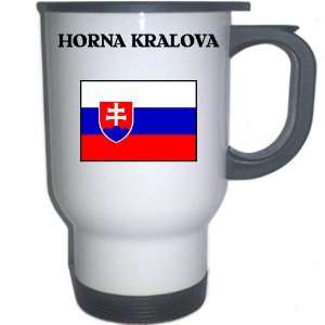  Slovakia   HORNA KRALOVA White Stainless Steel Mug 