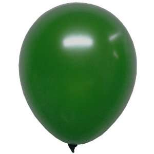    12 Dark Green pearlized latex balloons Patio, Lawn & Garden