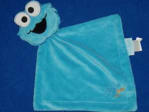 Cookie Monster Me Love Lovey Security Blanket NWT Sesame Street 