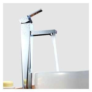  Brass Bathroom Sink Faucet   Chrome Finish (Tall): Home Improvement