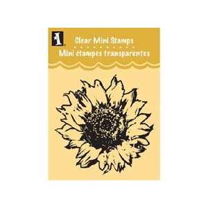  Inkadinkado Clear Mini Stamps, Sunflower: Arts, Crafts 