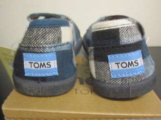 Tiny Toms Blue Plaid Classic size T2 T11 BNIB  