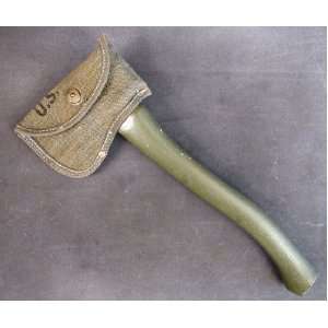  U.S. WWII Axe / Hatchet with New Made Carrier Original 