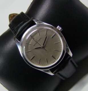 60S UNIVERSAL GENEVE SILVER DIAL MANUAL WIND MANS  