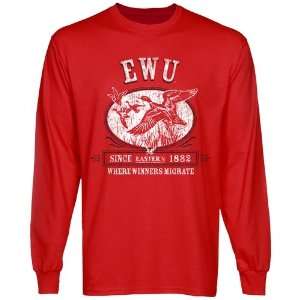   Eagles Winners Migrate Long Sleeve T Shirt   Red