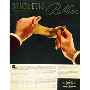   Synthetic Rubber Midland Michigan   Original Print Ad