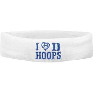 Duke Blue Devils I Love College Hoops Headband Sports 