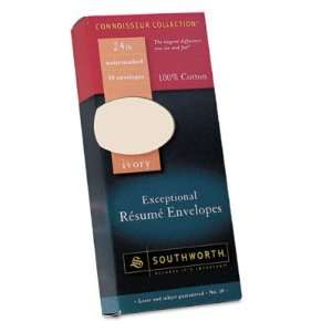 Exceptional Resume Envelope   Traditional, #10, Ivory, 50 