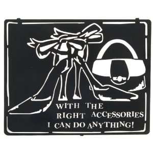    With Right Accessories Metal Wall Art   16