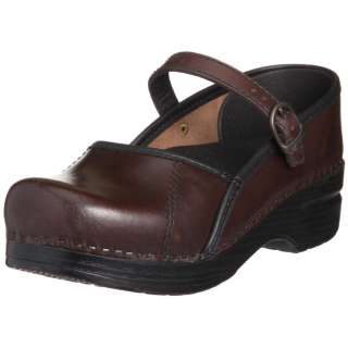 New SANITA MARCELLE Hickory Cabrio Leather Brown CLOGS Women NIB 