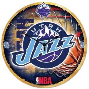   Utah Jazz Clock   High Definition Art Deco XL Style: Home & Kitchen