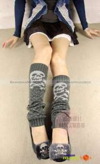   Knitting Wool Loose Boot Long Socks Covers 4 Colors New #013  