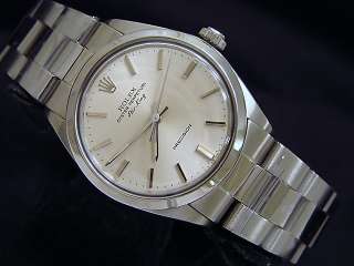 Mens Stainless Steel Rolex Oyster Perpetual Air King Stainless Steel 