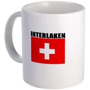  Interlaken, Switzerland Flag Mug by  Kitchen 