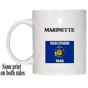  US State Flag   MARINETTE, Wisconsin (WI) Mug Everything 
