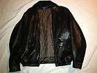 Warm Nautica Mens Leather Jacket   SOFT GREAT CONDTION $399 Lining 