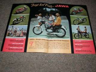Jawa Brochure 250cc 500cc Moto Cross Tatran Sport 471  