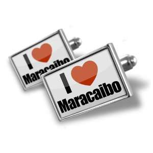 Cufflinks I Love Maracaibo region: Venezuela, South America   Hand 