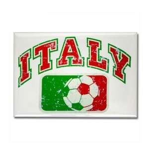   Magnet Italy Italian Soccer Grunge   Italian Flag: Everything Else
