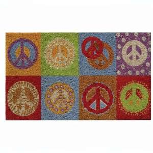  IUC International 870S Peace Hand Woven Coir Doormat 