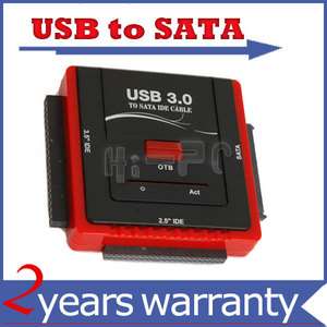 USB 2.0/3.0 to SATA / IDE 2.5/3.5 HDD Hard Disk Drive Adapter 