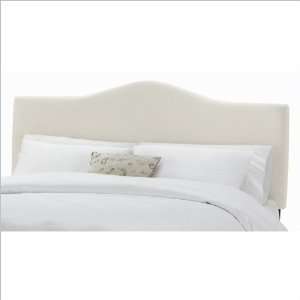   490 Series Arched Upholstered Headboard in White Furniture & Decor