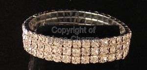 Swarovski Crystal Rhinestone Stretch Bracelet BR051  