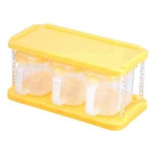  Japanese Plastic Kitchen Condiment Container Set #9043 